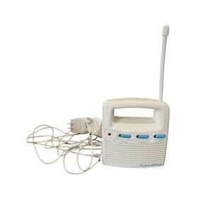 Vintage Fisher Price 1997 Baby/Nursery Monitor 71566 One Unit and Two Cords